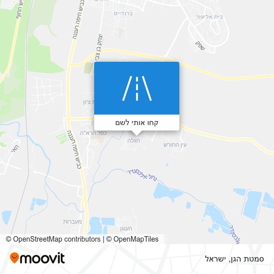 מפת סמטת הגן