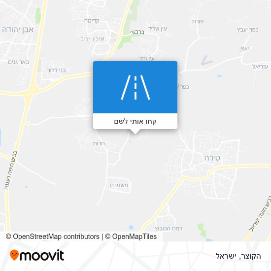 מפת הקוצר