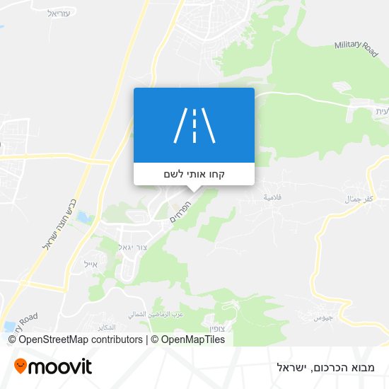 מפת מבוא הכרכום