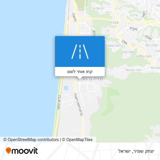 מפת יצחק שמיר