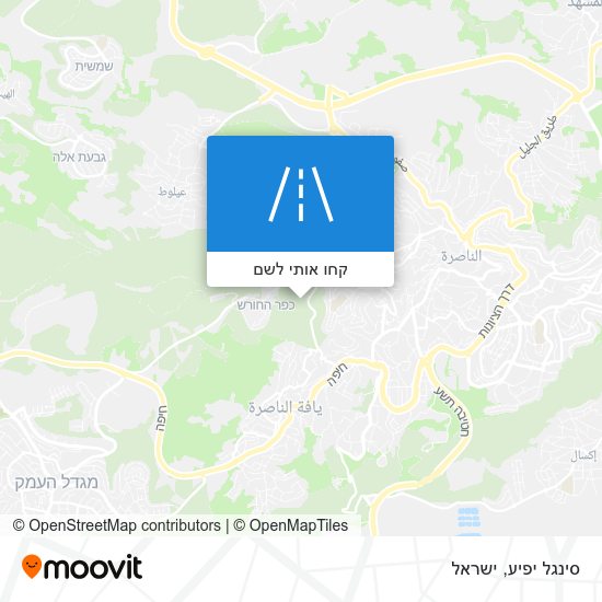 מפת סינגל יפיע