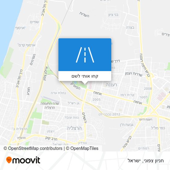 מפת חניון צפוני