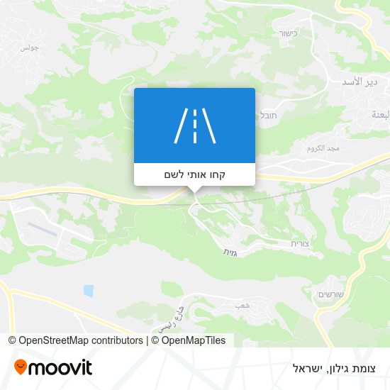 מפת צומת גילון