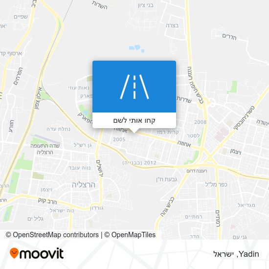 מפת Yadin