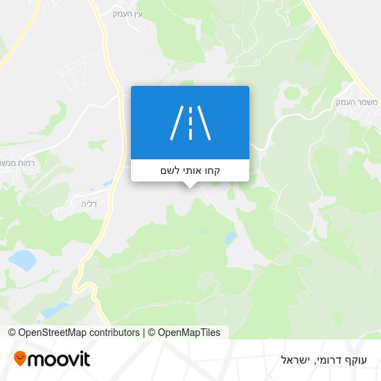 מפת עוקף דרומי