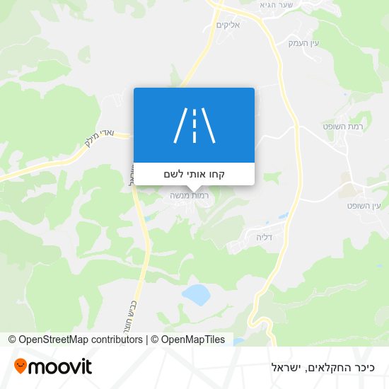 מפת כיכר החקלאים