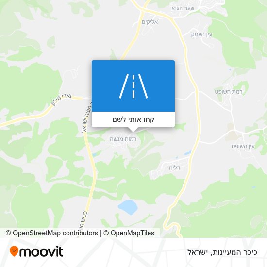 מפת כיכר המעיינות