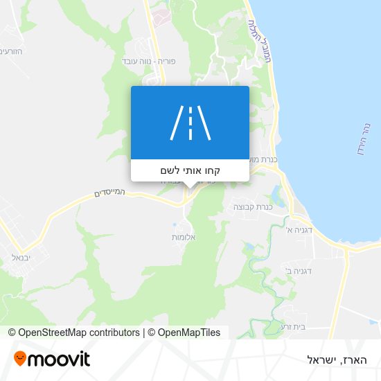 מפת הארז