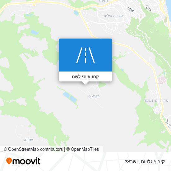 מפת קיבוץ גלויות
