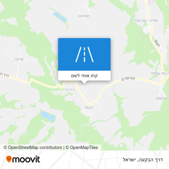 מפת דרך הבקעה