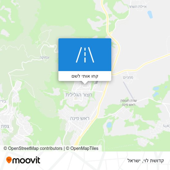 מפת קדושת לוי
