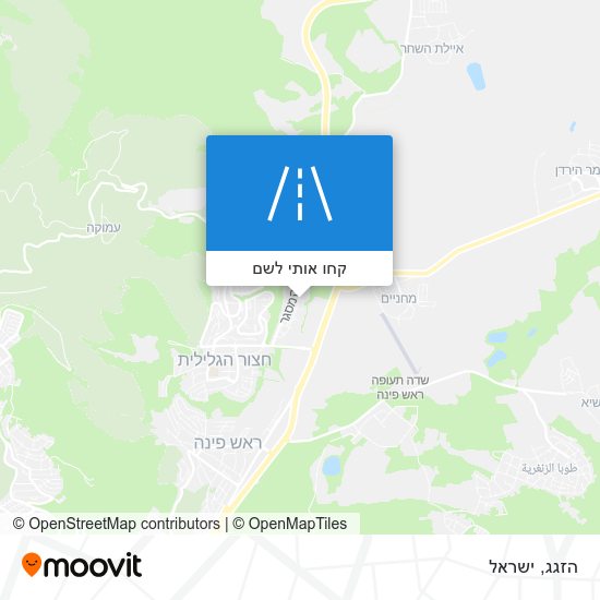 מפת הזגג