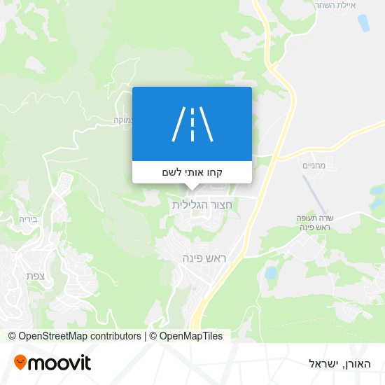 מפת האורן