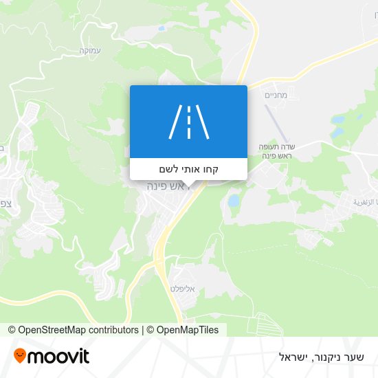 מפת שער ניקנור