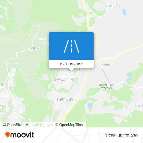 מפת הרב פלדמן