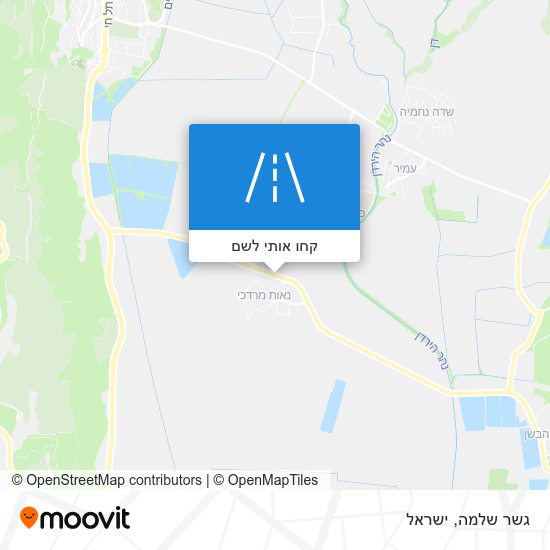 מפת גשר שלמה