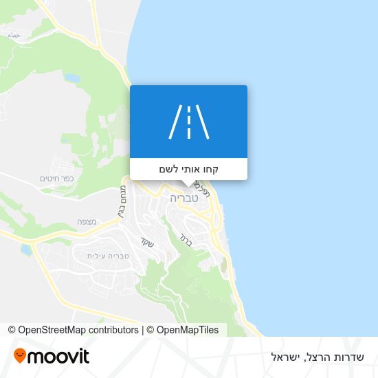 מפת שדרות הרצל