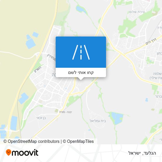 מפת הגלעד