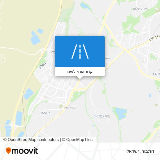 מפת התבור
