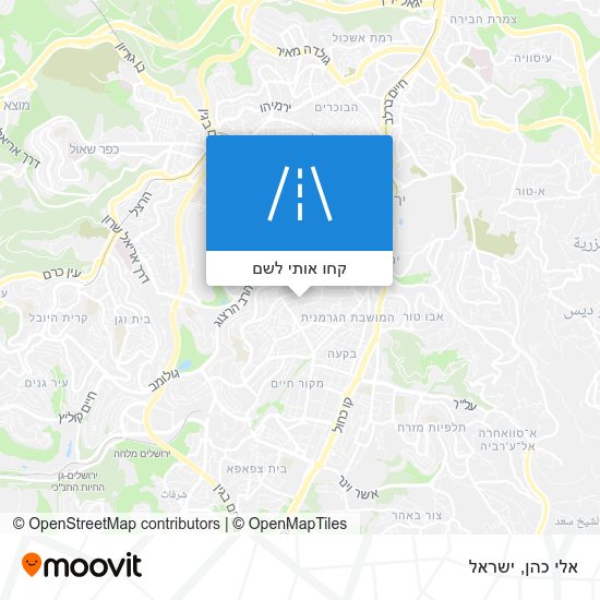 מפת אלי כהן