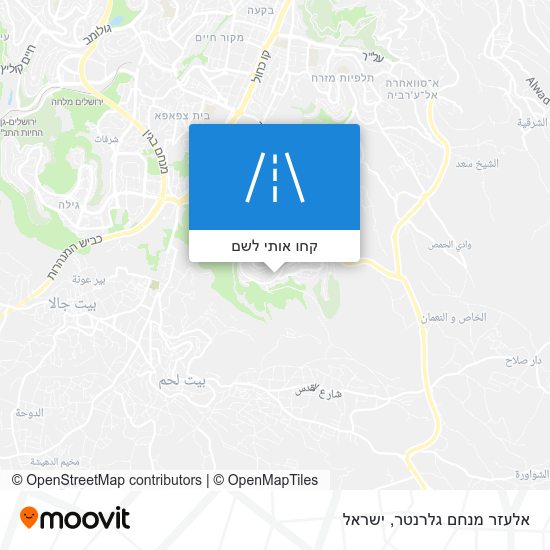 מפת אלעזר מנחם גלרנטר