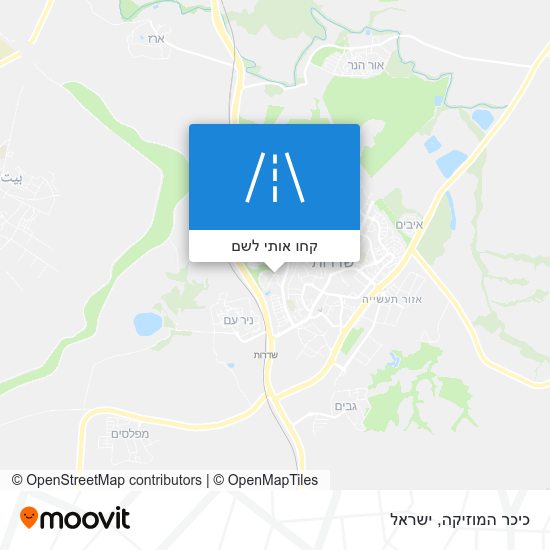 מפת כיכר המוזיקה