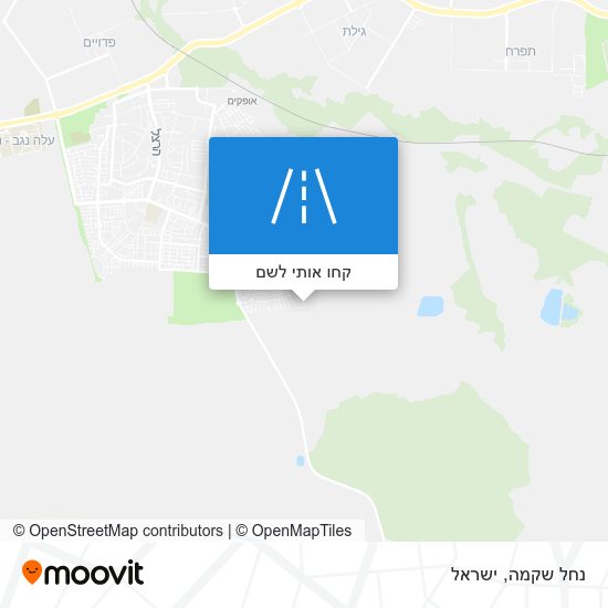 מפת נחל שקמה