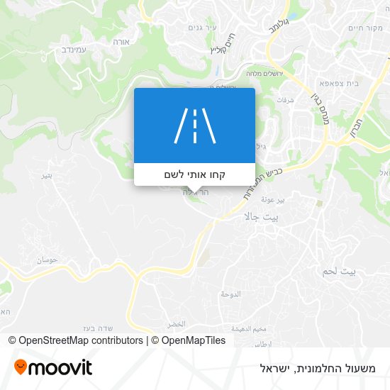 מפת משעול החלמונית