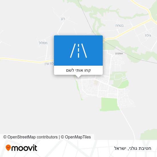 מפת חטיבת גולני