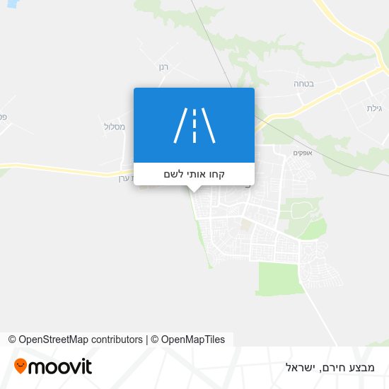 מפת מבצע חירם