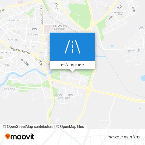 מפת נחל משמר