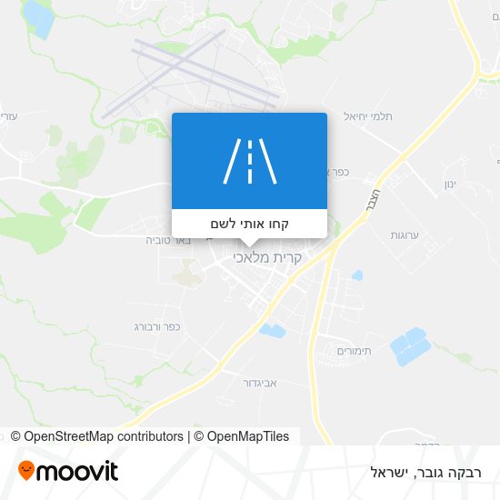 מפת רבקה גובר