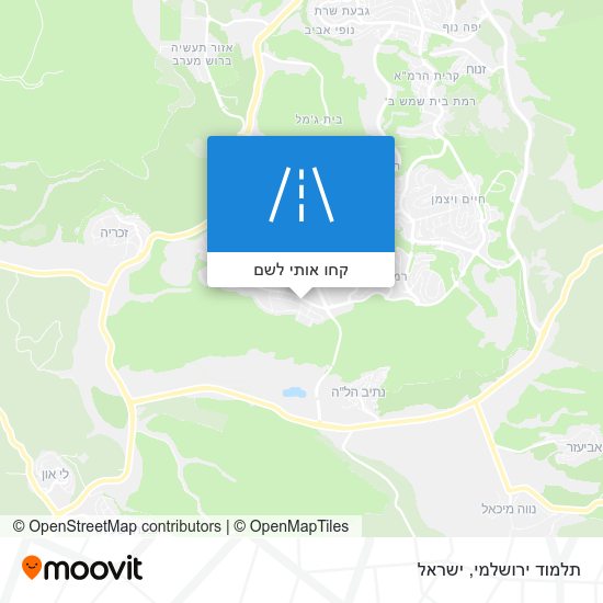 מפת תלמוד ירושלמי