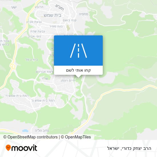 מפת הרב יצחק כדורי