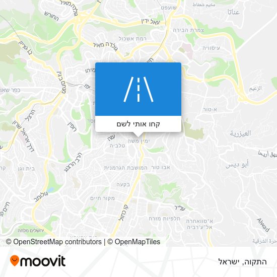 מפת התקוה