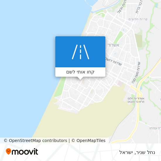 מפת נחל שניר