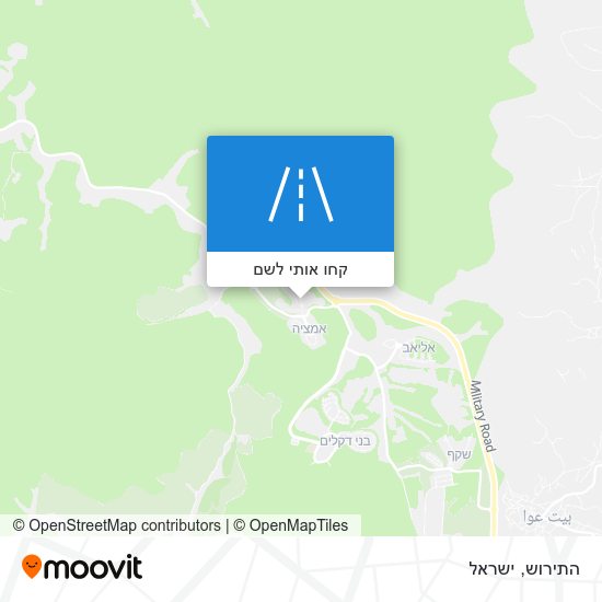 מפת התירוש