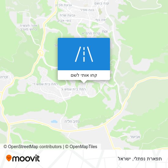 מפת תפארת נפתלי