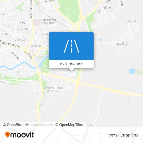 מפת נחל עמוד