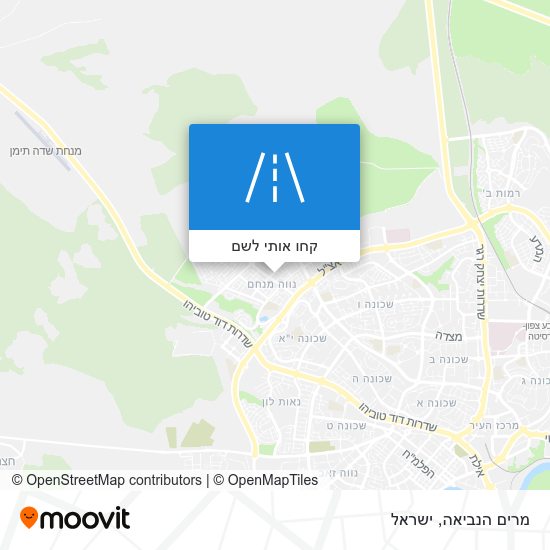 מפת מרים הנביאה