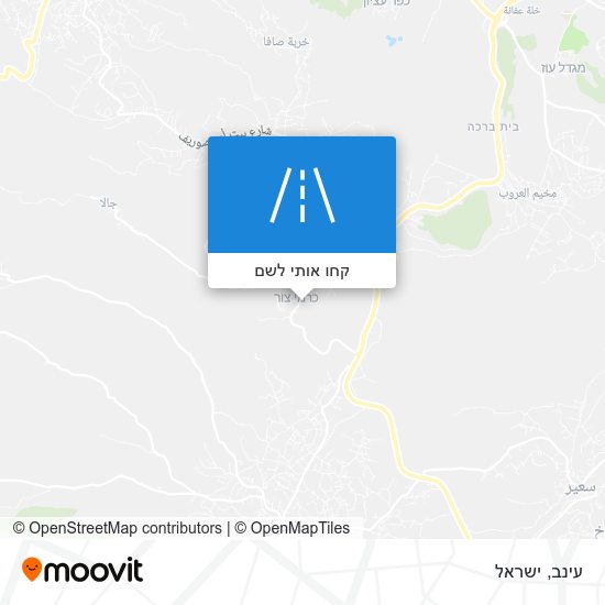 מפת עינב