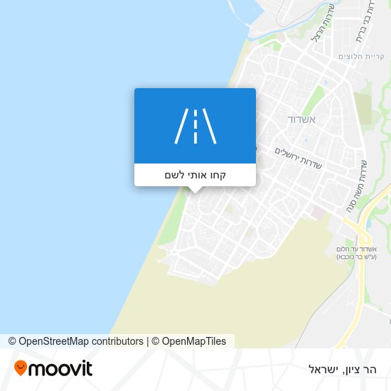 מפת הר ציון