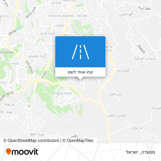 מפת מסעדה