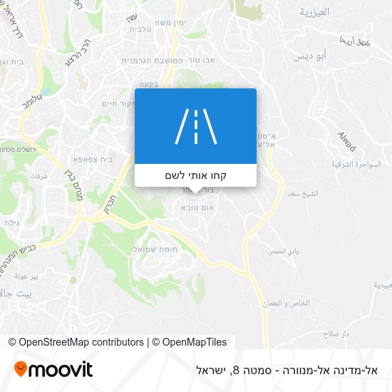 מפת אל-מדינה אל-מנוורה - סמטה 8