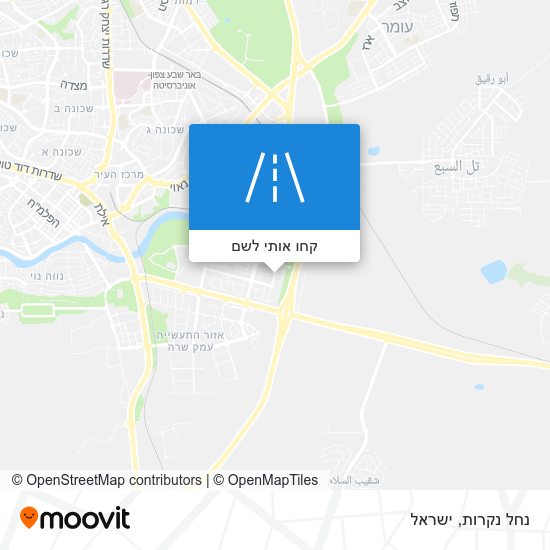 מפת נחל נקרות