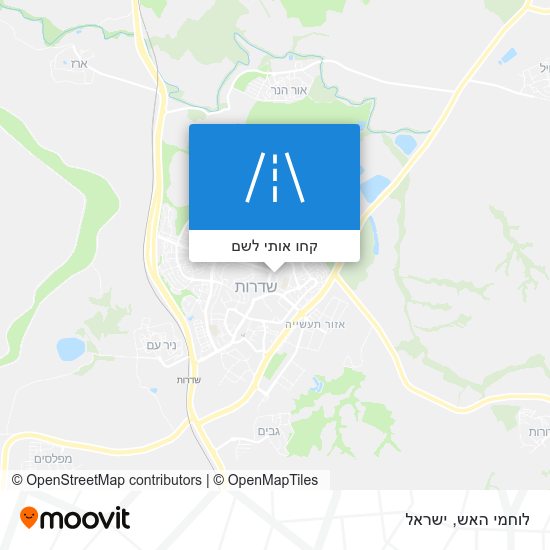 מפת לוחמי האש