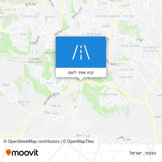 מפת טנטור