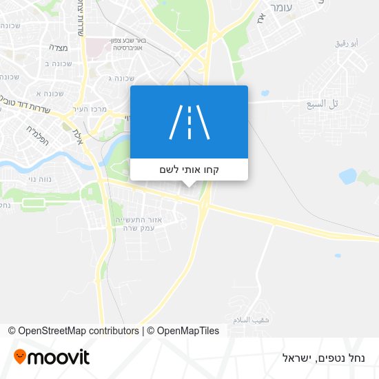 מפת נחל נטפים