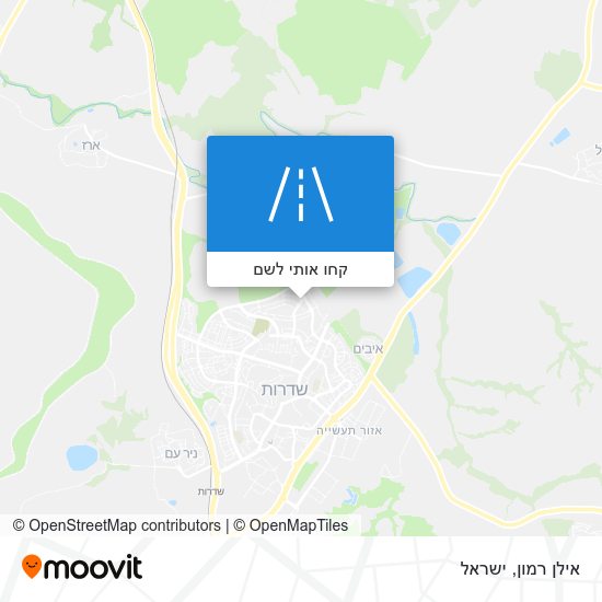 מפת אילן רמון