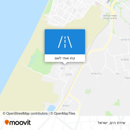מפת שירת הים